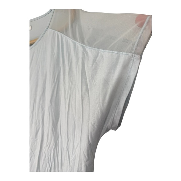 HoneyLove Blisswear Pajama Set with Mesh Panel Detail Glacier Blue Size XL - Picture 12 of 16